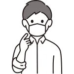 Person Wearing A Mask SVG Icon